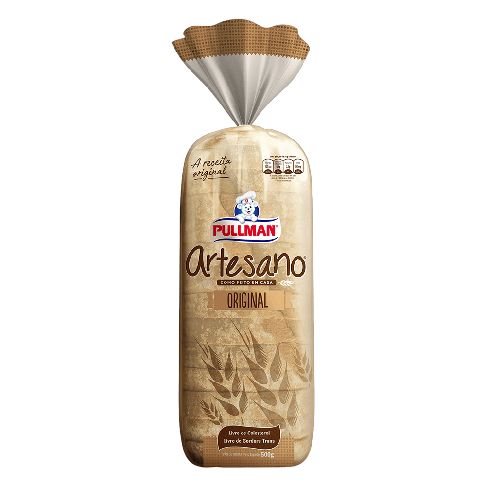 Pão Pullman Artesano Original 500g.
